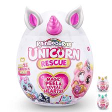Плюшен еднорог в яйце Zuru Rainbocorns Unicorn Rescue, серия 4, с над 25 изненади