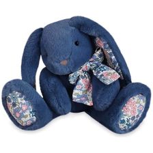 Плюшена играчка Doudou Copains Calins заек тъмносин 20 см, HO3193