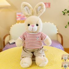 Плюшена играчка Raya Toys Зайче, 60 см