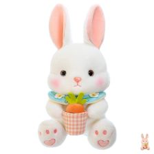 Плюшена играчка Raya Toys Зайче с морков, 65 см