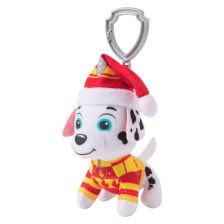 Плюшена играчка Spin Master Paw Patrol Winter Holiday Pups, с ключодържател, 10 см.