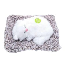 Интерактивна играчка спящо коте Raya Toys, със звук