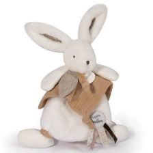 Плюшена играчка за гушканe Doudou Happy Wild заек 25 см, DC3740