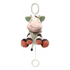 Плюшена музикална играчка за количка и кошара BabyOno Cow Bingo, 1692
