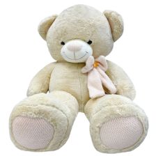 Голямо плюшено мече Raya Toys С панделка, 140 см
