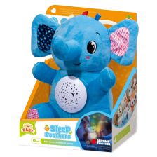Плюшено слонче лампа Raya Toys Sleep Soothers, със звуци и светлини