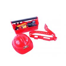 Пожарникарски комплект в куфар и каска Raya Toys