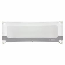 Предпазна преграда за легло Azaria, Сив, 30х200х71-89 см.