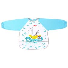 Престилка дълъг ръкав животни Babyono 837