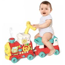 Проходилка за бутане 5в1 Raya Toys Музикален парен влак