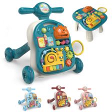 Проходилка за бутане и Масичка активити център 2в1 Raya Toys Baby Walker, С музика и светлини