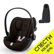 Стол за кола Cybex Cloud G i-Size, 40 – 87 см + Чувалче за стол за кола Snogga Mini 2 Eco, Пакет с отстъпка №223