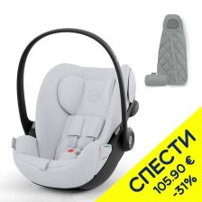 Стол за кола Cybex Cloud G i-Size, 40 – 87 см + Чувалче за стол за кола Snogga Mini 2 Eco, Пакет с отстъпка №224
