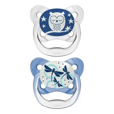 Комплект залъгалки Dr.Brown's PreVent, етап 1, 0м+, 2 броя, светещи