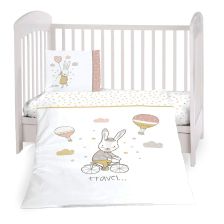 Бебешки спален комплект Kikka Boo Rabbits in Love, 3 части, 60 х 120см.