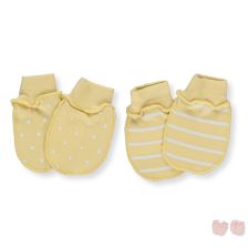 Ръкавички Bebetto Baby Couple, 2 чифта, 0-3м, C940