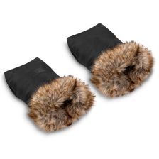 Ръкавици за количка Lionelo Handmuff Black, Универсални
