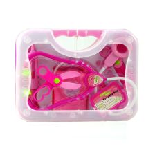 Докторски комплект в розов куфар Raya Toys