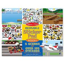Книжка със стикери Melissa and Doug превозни средства 14199