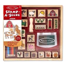 Дървени печати Melissa and Doug Ферма 18592