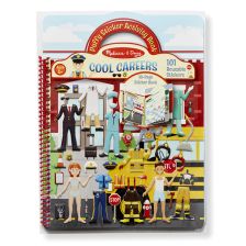 Активити книжка със стикери Melissa and Doug Професии 19426