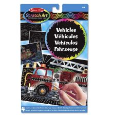 Скреч арт Melissa and Doug Превозни средства 15898