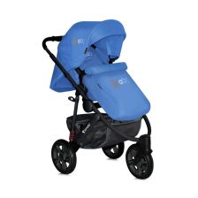 Бебешка количка Lorelli MONZA 3 2в1 Blue с въздушни гуми 2015