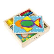 Дървени шаблони за редене в кутия Melissa and Doug 10528
