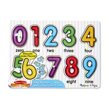 Дървен пъзел  Melissa and Doug Цифри 13273