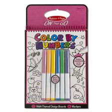 Оцвети според числата Melissa and Doug розов комплект 15377