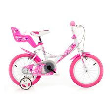 Детско колело бяло Dino Bikes Little Heart 14“