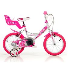 Детско колело бяло Dino Bikes Little Heart 16"