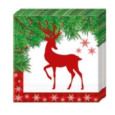 Салфетки Procos XMAS SCANDI ЕЛЕН 20 бр. 33x33 см