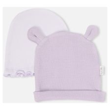 Шапка Bebetto RABBIT AND CARROTS LILAC 0-6м. 2 бр., C1239