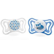 Залъгалка силикон 6-16 м. 2 бр  Boy CHICCO 0362