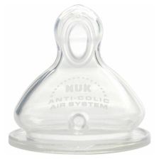 Силиконови биберони Nuk First Choice, Размер M, 0-6 м., 2 бр.