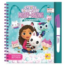Скечбук Lisciani Gabby’s Dollhouse Meow-Mazing Waterbook In Display