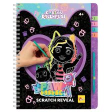 Скечбук Lisciani Gabby’s Dollhouse Pawtastic Scratch Reveal In Display 12