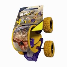 Скейтборд играчка 2в1 Raya Toys Гривна динозавър със светлини