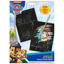 Скреч арт Kids Licensing Paw Patrol, с 2 картинки
