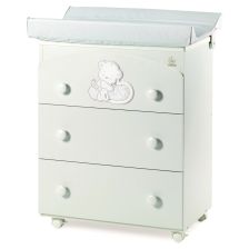Скрин Italbaby BABY LOVE 3ч. с вана и повивалник Бял