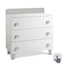 Скрин Italbaby CONTEMPORARY Como 3ч. Осн. цвят бял + доп. цвят Grey