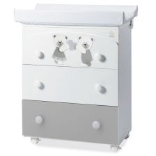Детски скрин Italbaby DOLCI COCCOLE 3ч. с вана и повивалник White/Grey