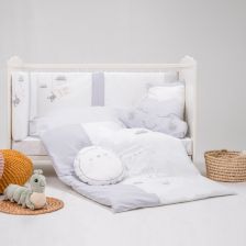 Бебешки спален комплект Bebetto Сив, 4 ч., 100х150 см, U504