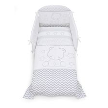 Спален комплект Italbaby FLASH Pony Pop Star 4ч. 70х130 см. Сив с обиколник