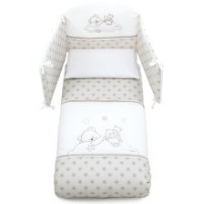 Спален комплект Italbaby SOGNI DORO Pony 4ч. 70х130 с обиколник, с бродерия