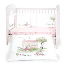 Бебешки спален комплект Kikka Boo My Home, с обиколник, 6 части, 60 х 120 см.