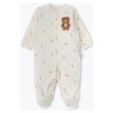 Бебешки гащеризон Bebetto MY FIRST PLAYMATE ECRU 0-6м., T4379