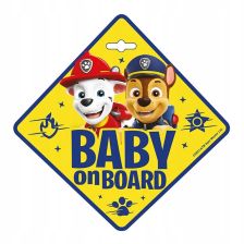 Табелка за кола SEVEN Paw Patrol BABY ON BOARD