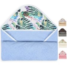 Хавлия за баня Baby Matex Maxi Print с качулка 100х100 см, 0343